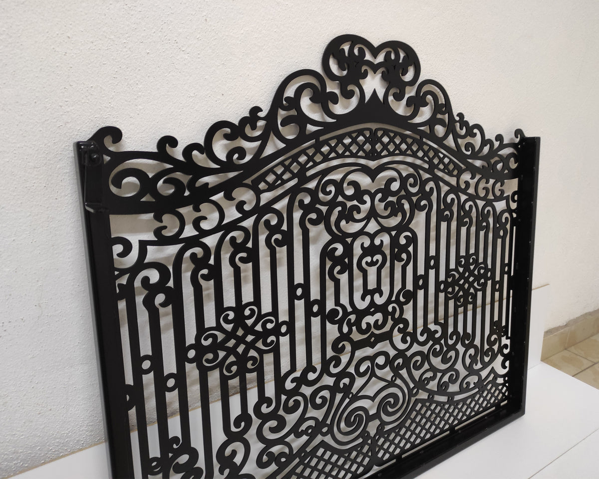 Custom Gate | Metal Garden Gate | Metal Art Accent | Pedestrian Walk Thru Entry | Outdoor | Indoor | Garden Gate | Modern Gate 2