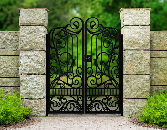 Custom Laser-Cut Metal Garden Gates: Secure & Durable Entryways