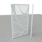 Custom Gate | Metal Garden Gate | Metal Art Accent | Pedestrian Walk Thru Entry | Outdoor | Indoor | Garden Gate | Modern Gate 1
