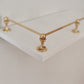 Brass Gallery Rail | Brass Shelf Tipping | Bookshelf Tipping | Rails And Posts