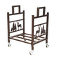 Firewood Rack, Steel Firewood Holder 01