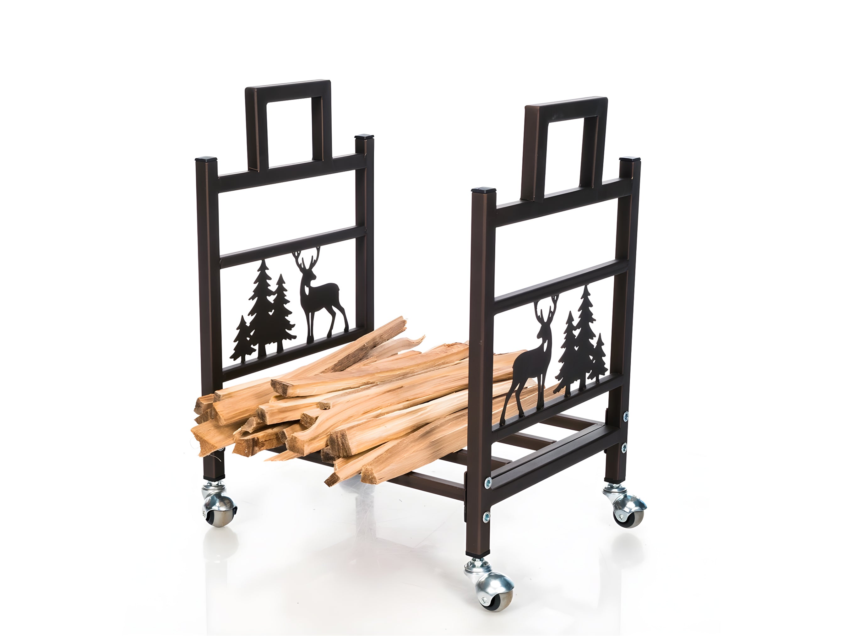Firewood Rack, Steel Firewood Holder 01