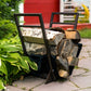 Firewood Rack, Steel Firewood Holder 04