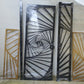 Custom Gate | Metal Garden Gate | Metal Art Accent | Pedestrian Walk Thru Entry | Outdoor | Indoor | Garden Gate | Modern Gate galactic