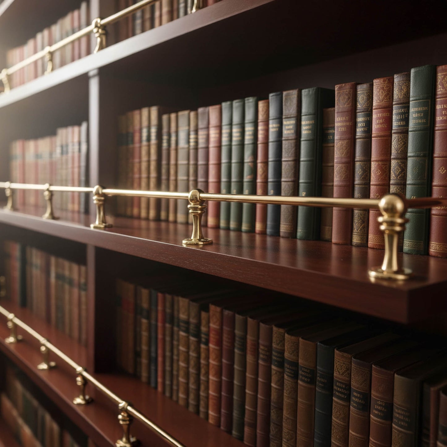 Brass Gallery Rail | Brass Shelf Tipping | Bookshelf Tipping | Rails And Posts