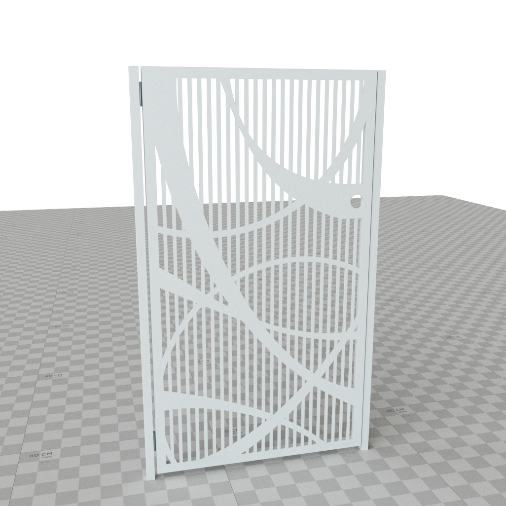 Custom Gate | Metal Garden Gate | Metal Art Accent | Pedestrian Walk Thru Entry | Outdoor | Indoor | Garden Gate | Modern Gate 1