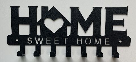 Metal Key Holder "Home"