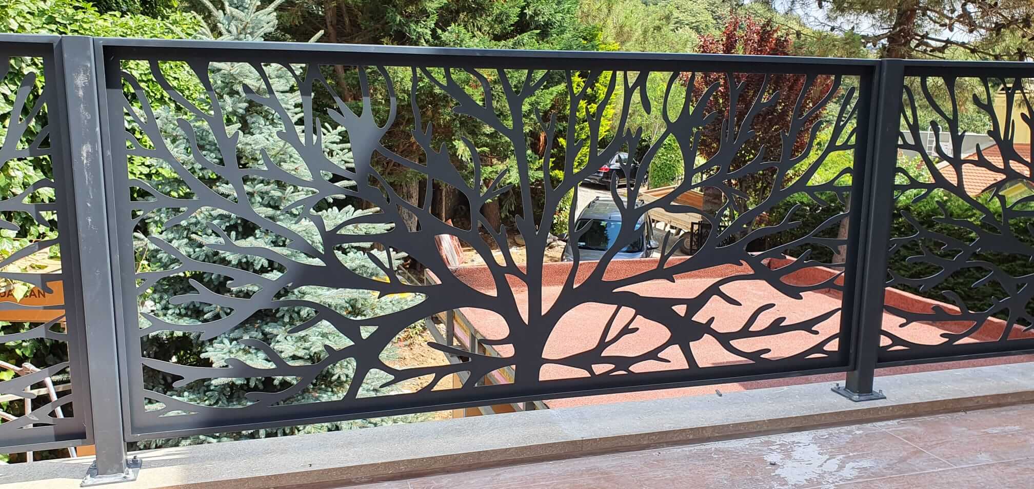 Decorative Metal Railing Panels | Shelly Lighting