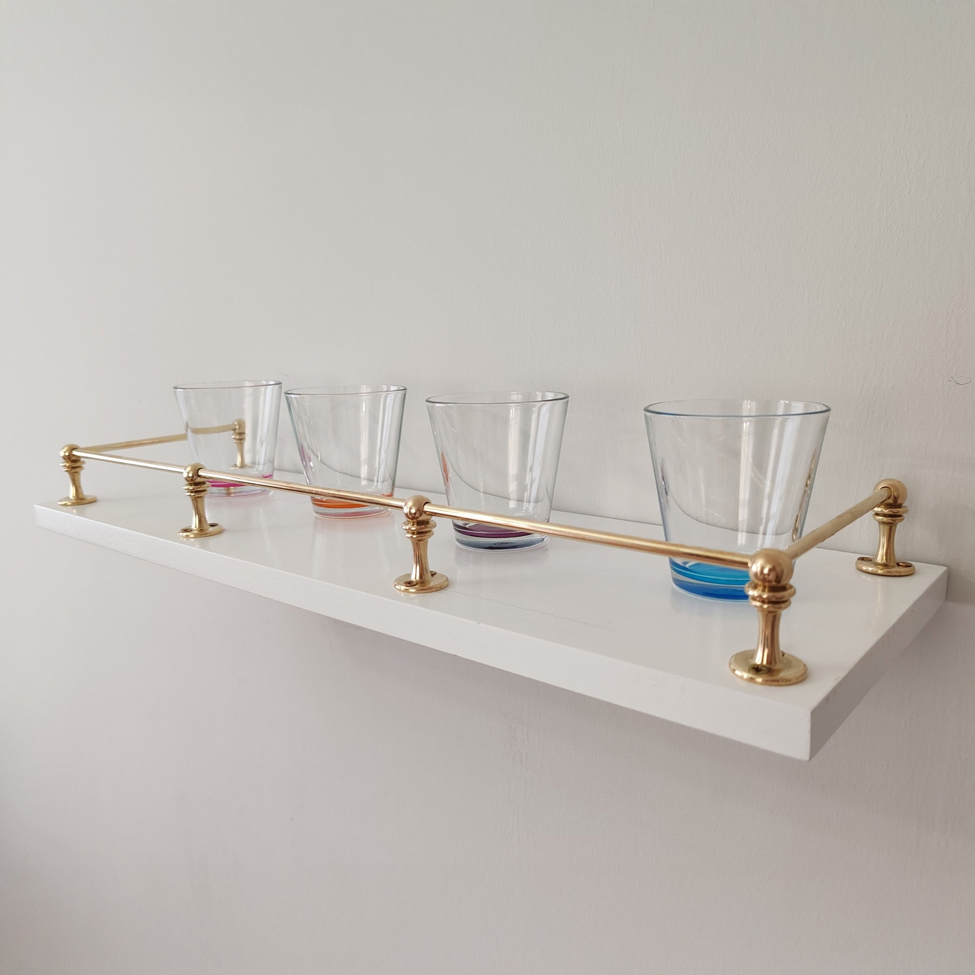 Brass Gallery Rail | Brass Shelf Tipping | Bookshelf Tipping | Rails