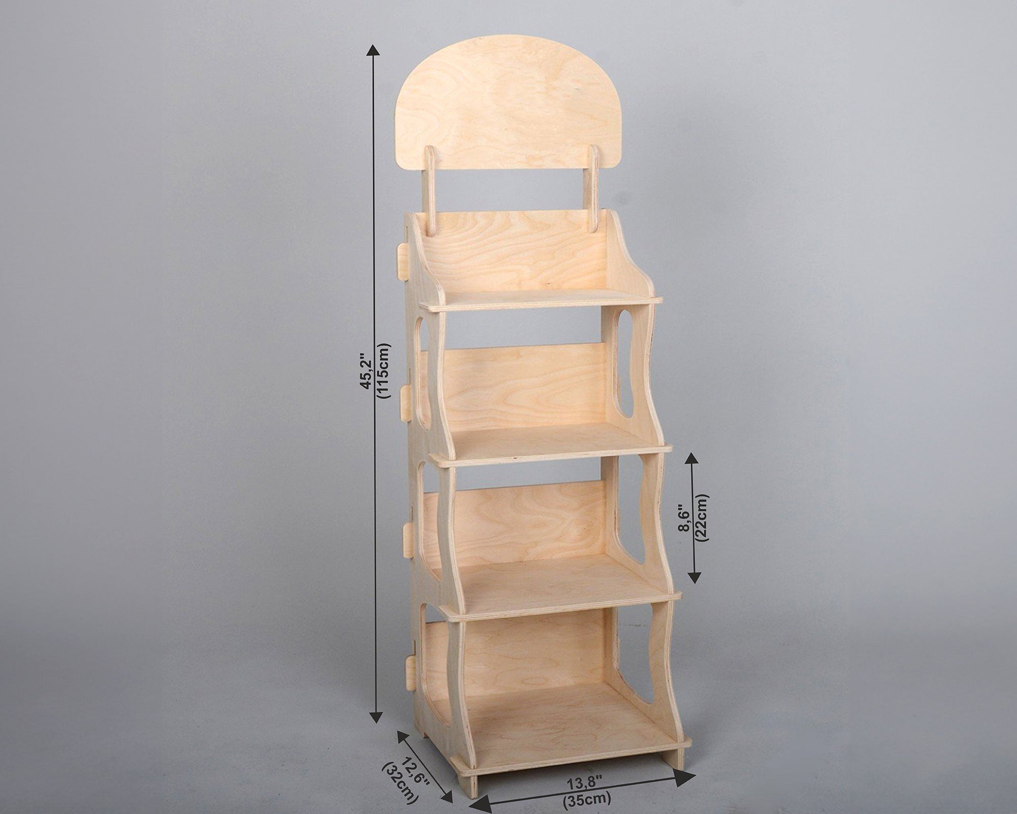 Wood Retail Display Rack