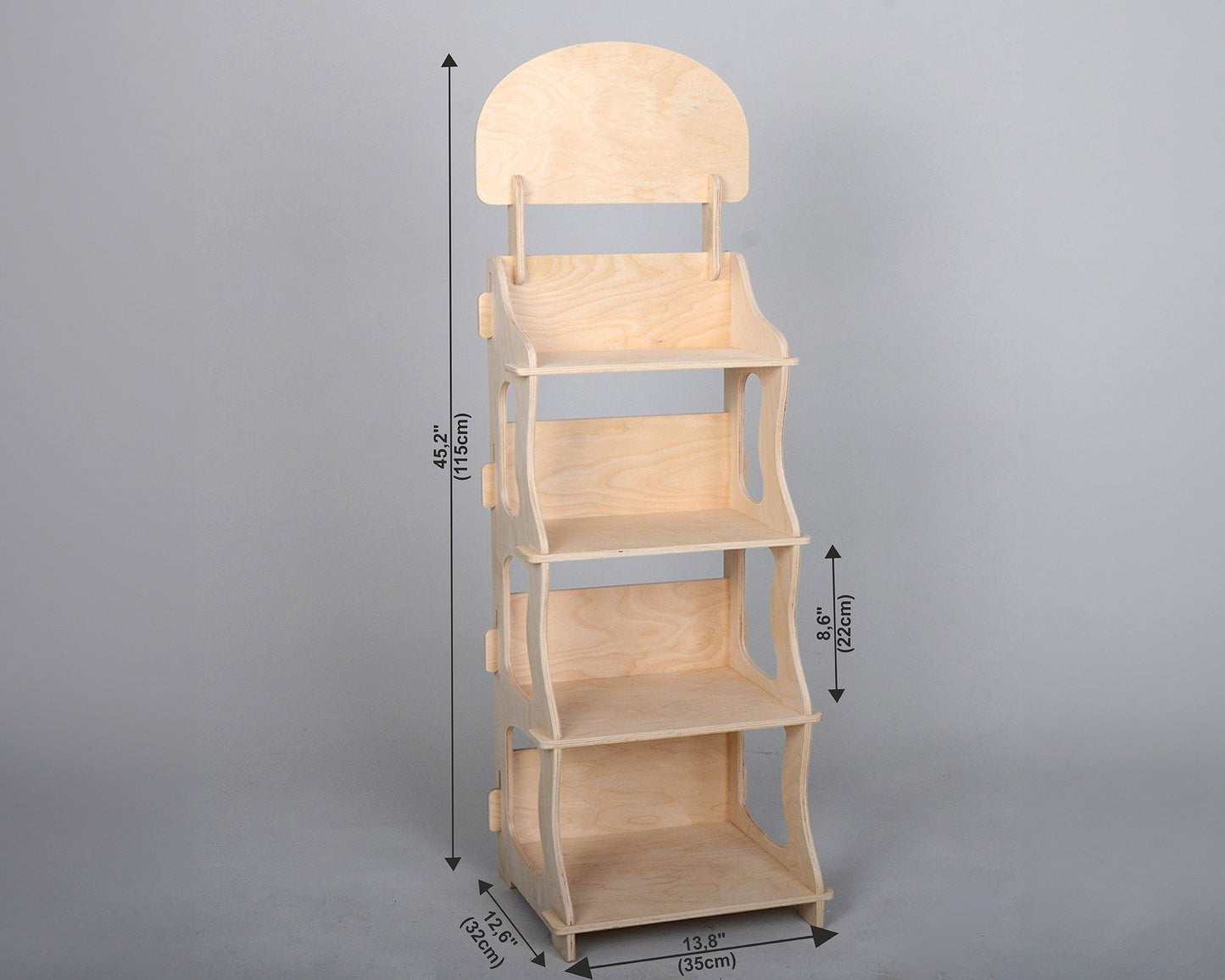 Special Collapsible Stand, Retail Display, Market Display, Product Display Rack, Stand Alone Shelf, Market Stall, Farmer Market 2