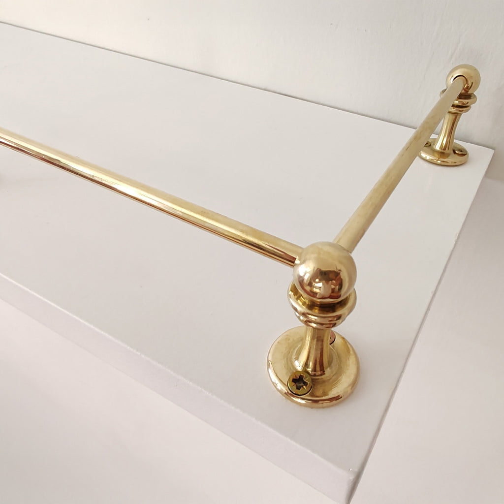 Brass Gallery Rail | Brass Shelf Tipping | Bookshelf Tipping | Rails