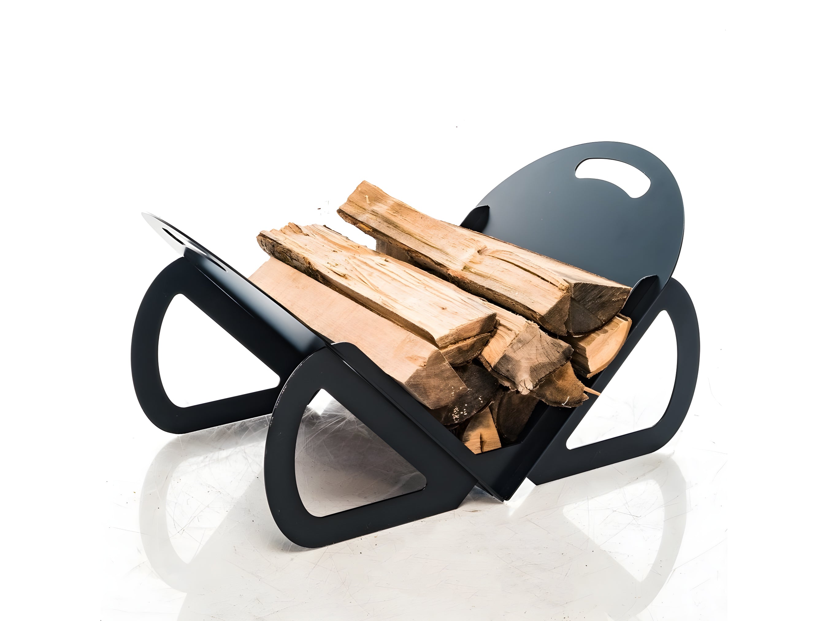 Firewood Rack, Steel Firewood Holder 11