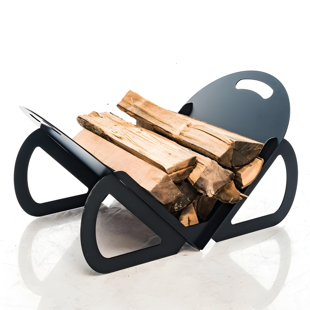 Firewood Rack, Steel Firewood Holder 11