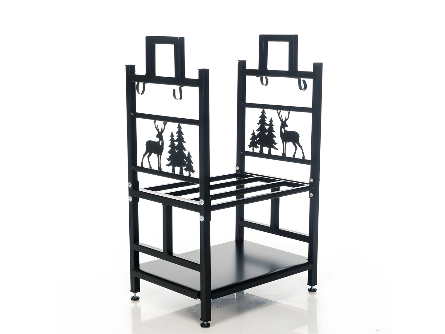 Firewood Rack, Steel Firewood Holder 02