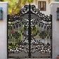 Custom Gate | Metal Garden Gate | Metal Art Accent | Pedestrian Walk Thru Entry | Outdoor | Indoor | Garden Gate | Modern Gate 2