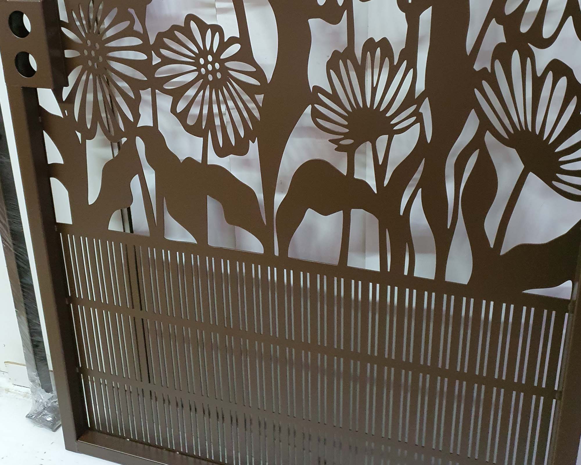 Custom Gate | Metal Garden Gate | Metal Art Accent | Pedestrian Walk Thru Entry | Outdoor | Indoor | Garden Gate | Daisy Design