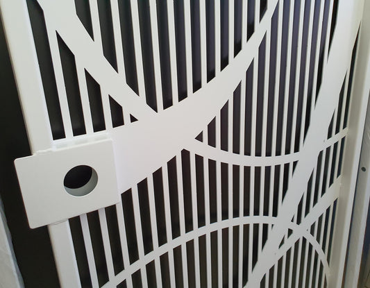 Custom Gate | Metal Garden Gate | Metal Art Accent | Pedestrian Walk Thru Entry | Outdoor | Indoor | Garden Gate | Modern Gate 04