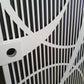 Custom Intersec Modern Linear Metal Garden Gate | Metal Art Accent | Abstract Curved Overlay Laser Cut Door | Luxury Minimalist Outdoor Entry | M49