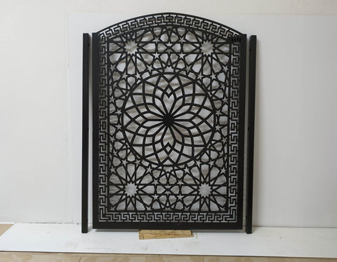 Custom Gate | Metal Garden Gate | Metal Art Accent | Pedestrian Walk Thru Entry | Outdoor | Indoor | Garden Gate | Modern Gate