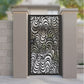 The Vortex Optical Illusion Metal Garden Gate | Pschedelic Swirl Laser Cut Door | Luxury Futuristic Pedestrian Entrance | M82