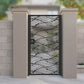 The Zen Wave Organic Flow Metal Garden Gate | Overlapping Wave Laser Cut Door | Luxury Coastal Pedestrian Entrance | M85