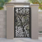 Tree of Life Modern Leaf Silhouette Metal Garden Gate | Botanical Themed Laser Cut Yard Door | Luxury Biophilic Outdoor Entry | Minimalist Side Alley Entrance | M90