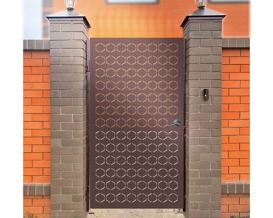 Custom Gate | Metal Garden Gate | Metal Art Accent | Pedestrian Walk Thru Entry | Outdoor | Indoor | Garden Gate | Modern Gate guard gate 1