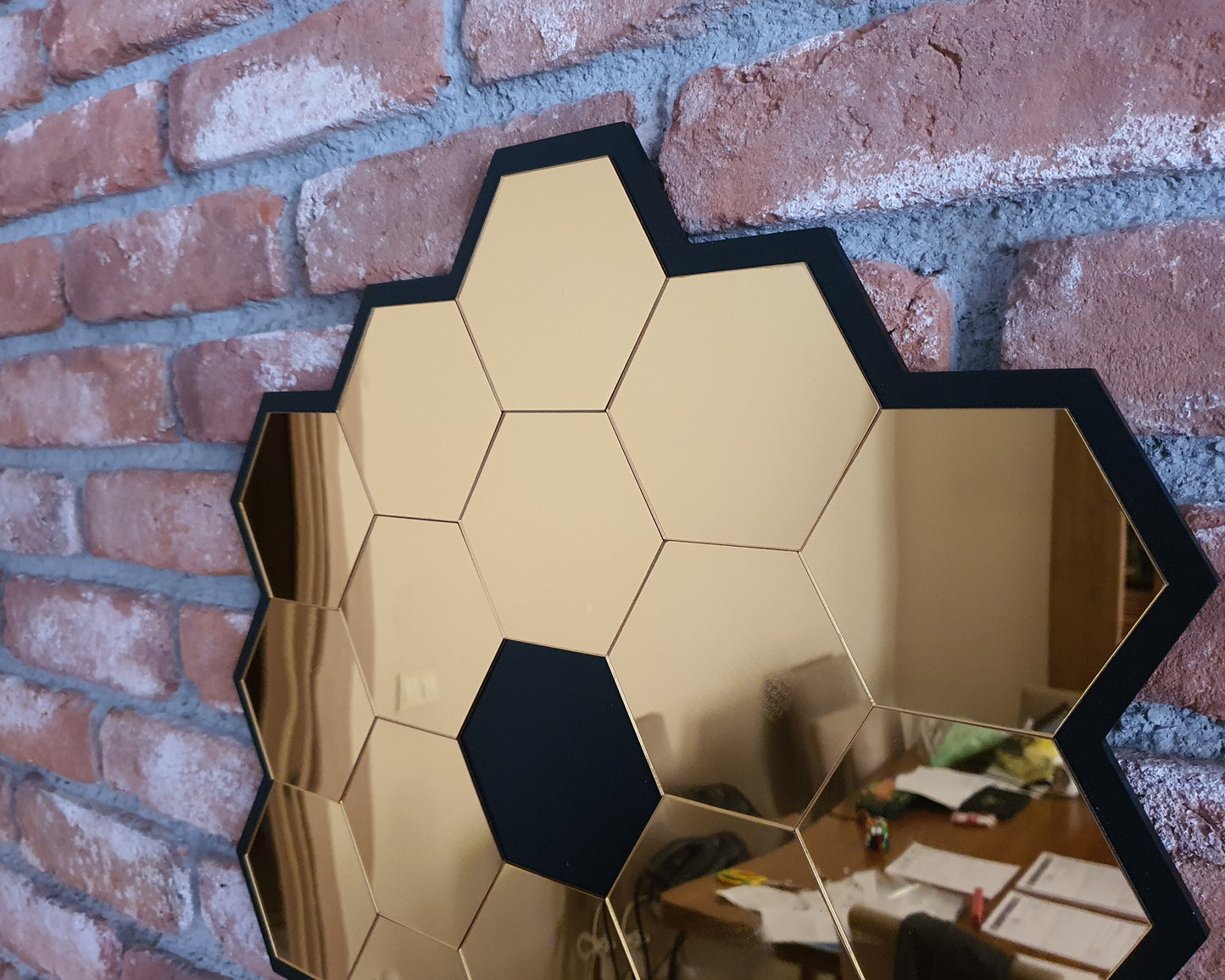 James Webb Telescope Mirror, JWST Mirror, Telescope Mirror, James Webb,  Gold Mirror, Wall Mirror, Gift
