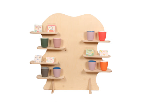Symmetrical Collapsible Stand, Retail Display, Market Display, Stand Alone Shelf, Market Stall, Fair Display, Product Display Rack
