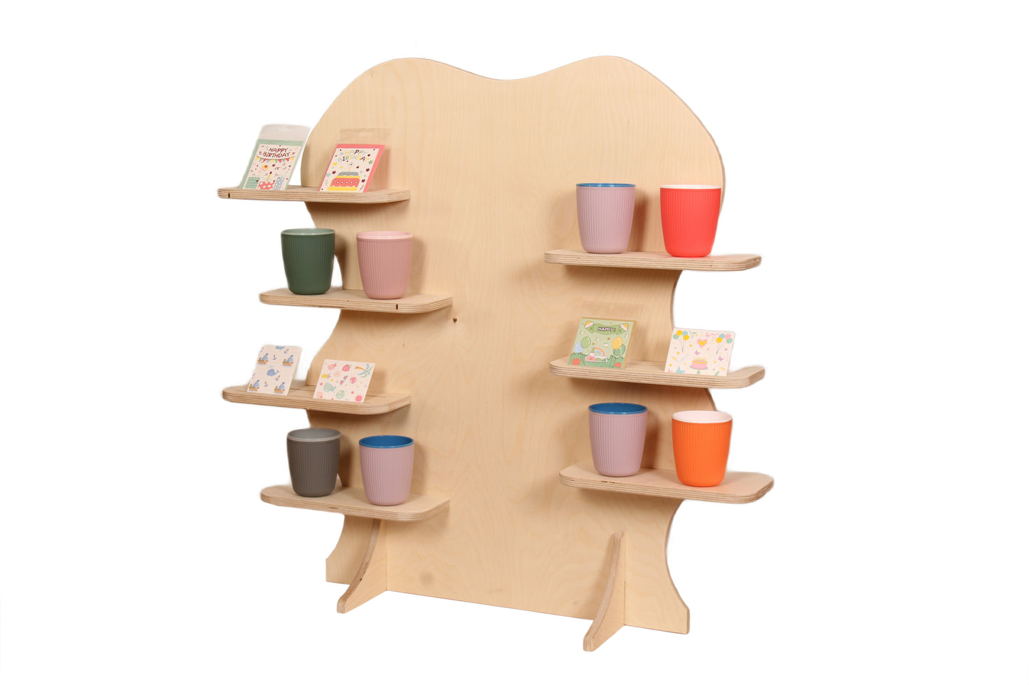 Symmetrical Collapsible Stand, Retail Display, Market Display, Stand Alone Shelf, Market Stall, Fair Display, Product Display Rack