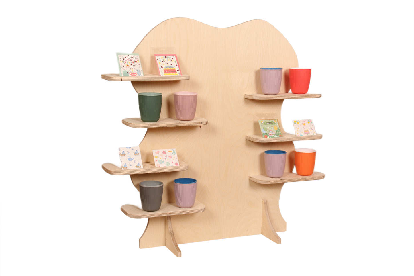 Symmetrical Collapsible Stand, Retail Display, Market Display, Stand Alone Shelf, Market Stall, Fair Display, Product Display Rack