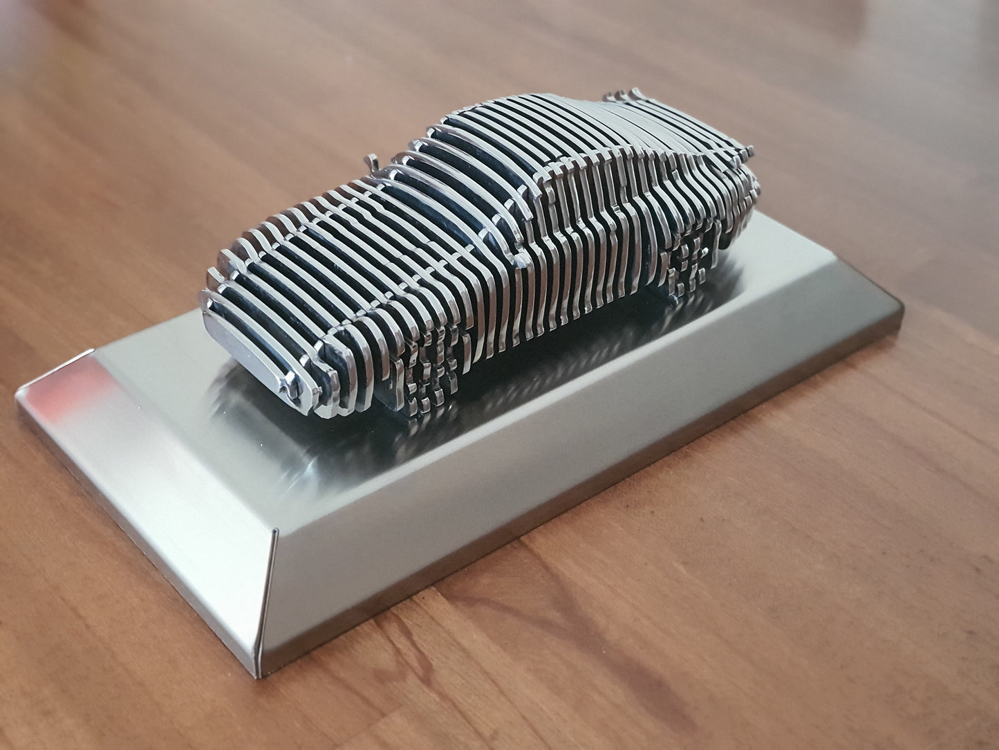 Gift Porsche, Gift Metal Porsche, Metal Sculpture Porsche, Sculpture Porsche, Porsche 911, Stainless Steel Sculpture Porsche