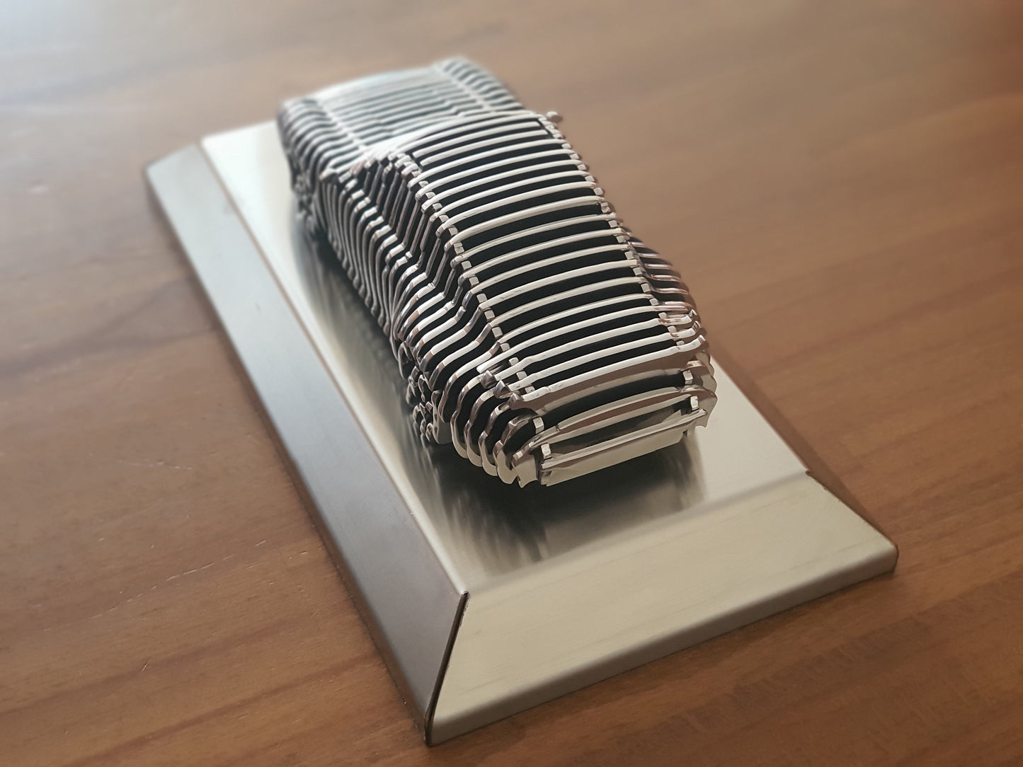 Gift Porsche, Gift Metal Porsche, Metal Sculpture Porsche, Sculpture Porsche, Porsche 911, Stainless Steel Sculpture Porsche