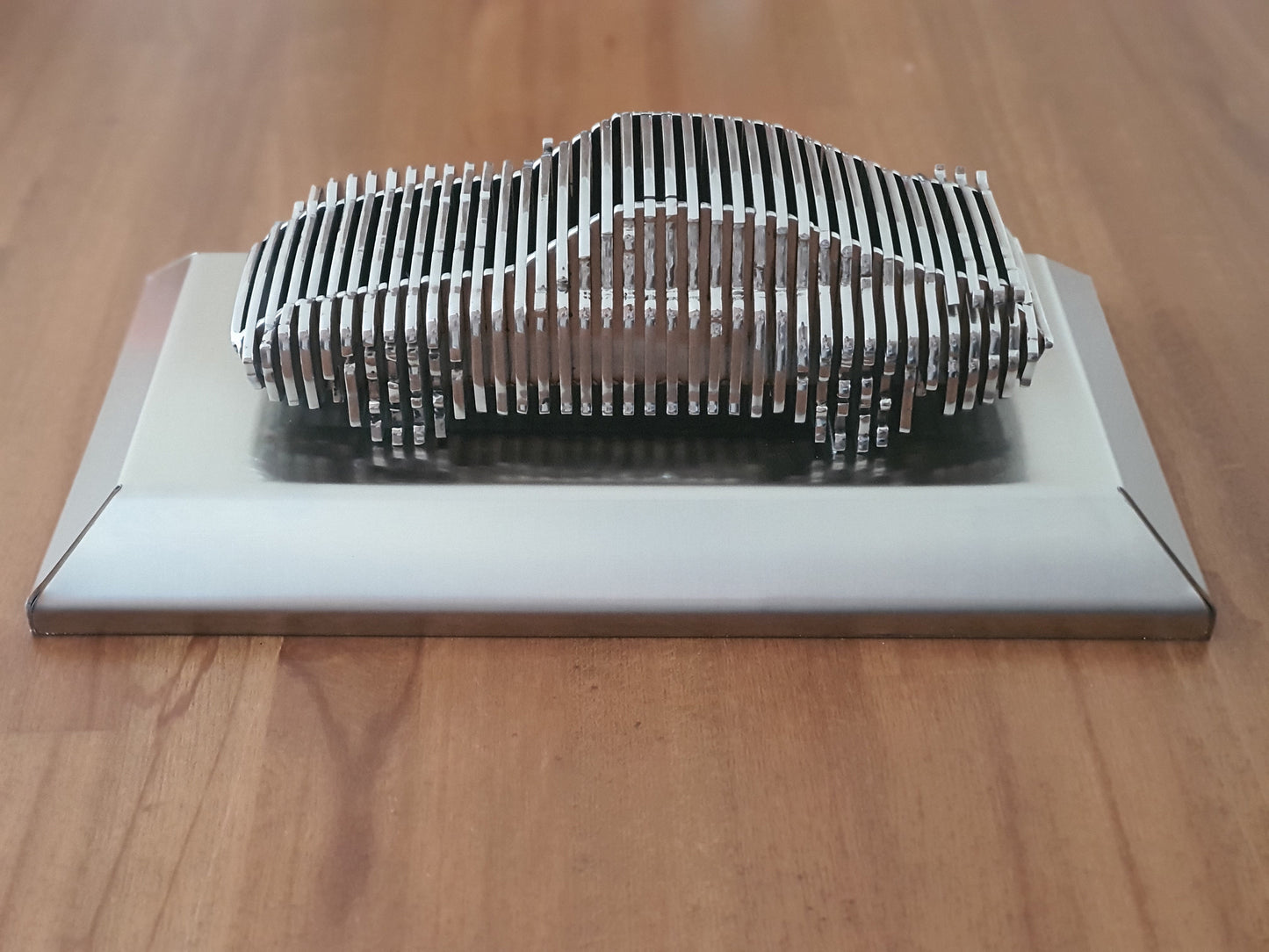 Gift Porsche, Gift Metal Porsche, Metal Sculpture Porsche, Sculpture Porsche, Porsche 911, Stainless Steel Sculpture Porsche