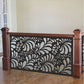 Botanical Leaf Laser Cut Metal Railing Insert | Modern Indoor Stair /Loft Railing Panel | Custom Floral Balcony Screen | R13