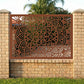 Bohemian Lotus Mandala  Laser Cut Metal Railing Insert | Floral Decorative Garden Fence Privacy Panel | Custom Wall Topper Metal Screen | R19