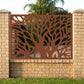 Tree of Life Laser Cut Metal Railing Insert | Decorative Tree Branch Outdoor Privacy Panel | Custom Garden Fence and Deck Railing | R22