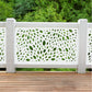 Falling Leaves Laser Cut Metal Railing Insert | Custom Botanical Deck Privacy Panel | R26