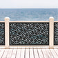 Custom Y-Pattern Laser Cut Metal Railing Insert | Modern Hexagonal Geometric Deck Privacy Panel | Tri-Directional Balcony Screen | R38