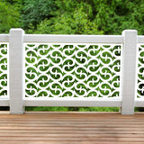 Custom Decorative Scrollwork Laser Cut Railing Insert | Ornamental Deck Privacy Panel | Victorian Balcony Screen | R12