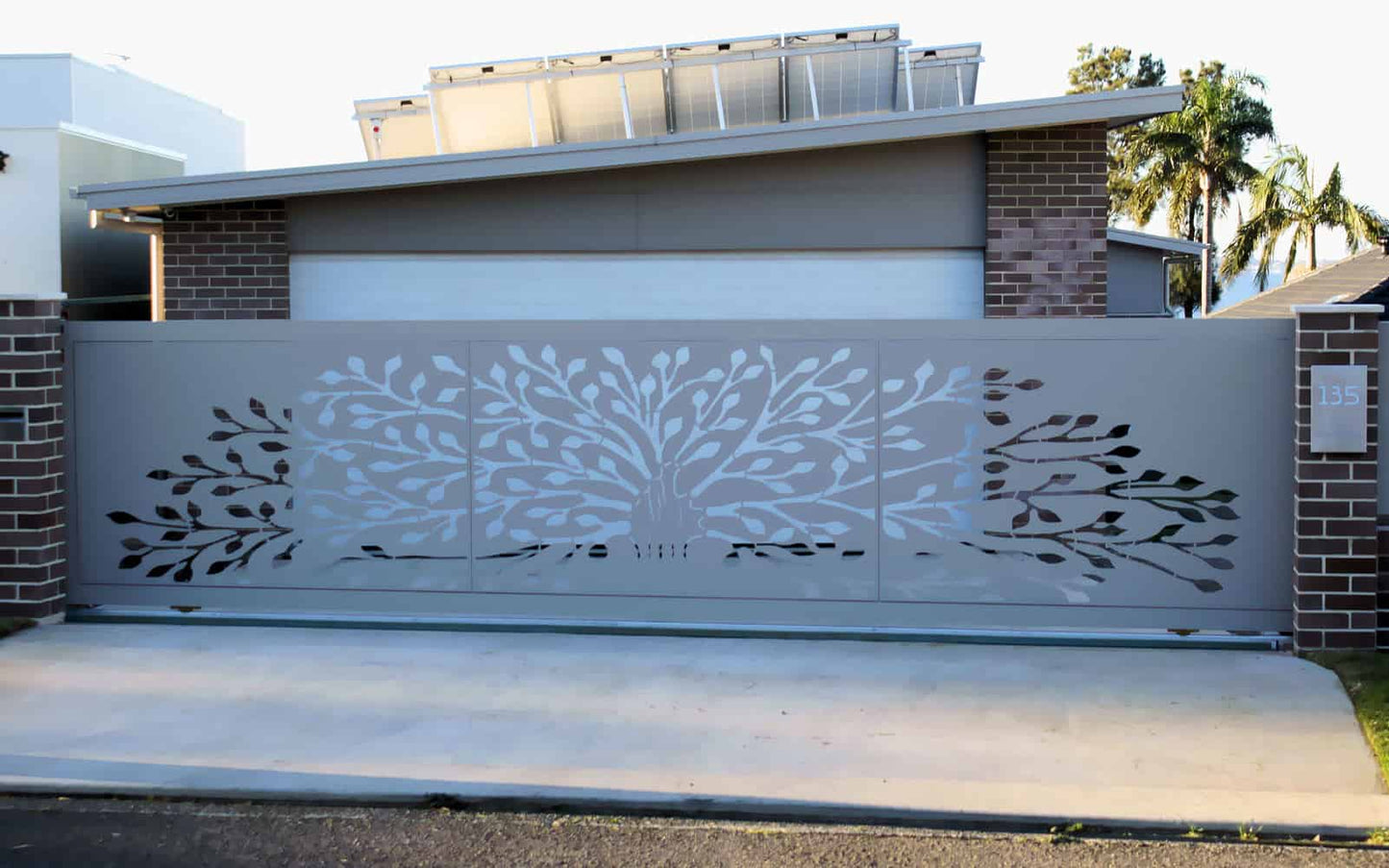 Custom Gate | Metal Garden Gate | Metal Art Accent | Pedestrian Walk Thru Entry | Outdoor | Indoor | Garden Gate | Modern Gate modern tree door