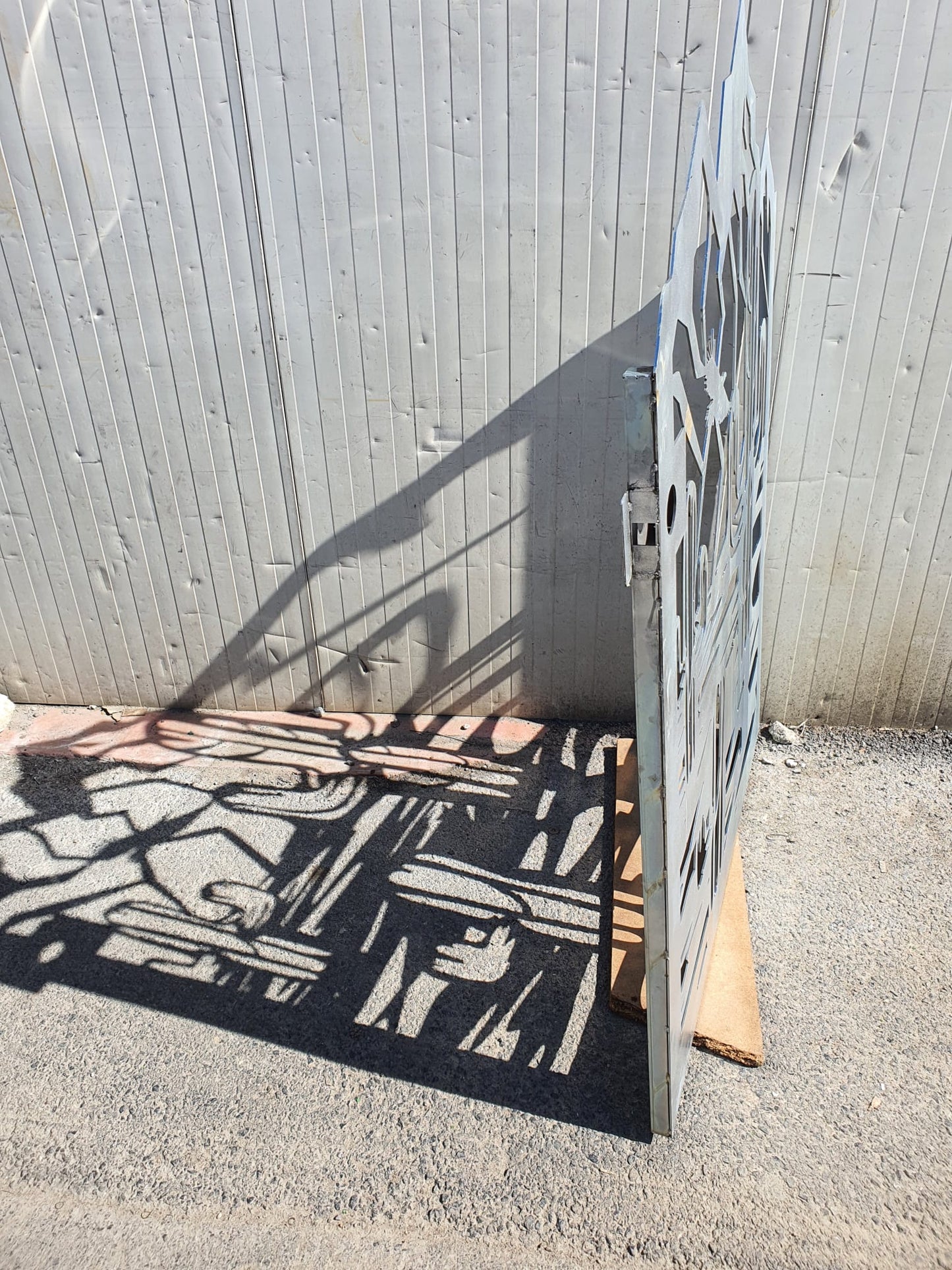 Custom Desert Cactus Metal Garden | Southwestern Desert Themed Iron Steel Laser Cut Door | Metal Art Outdoor Entrance | M40