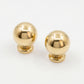 Solid Brass Round Cabinet Drawer Knob