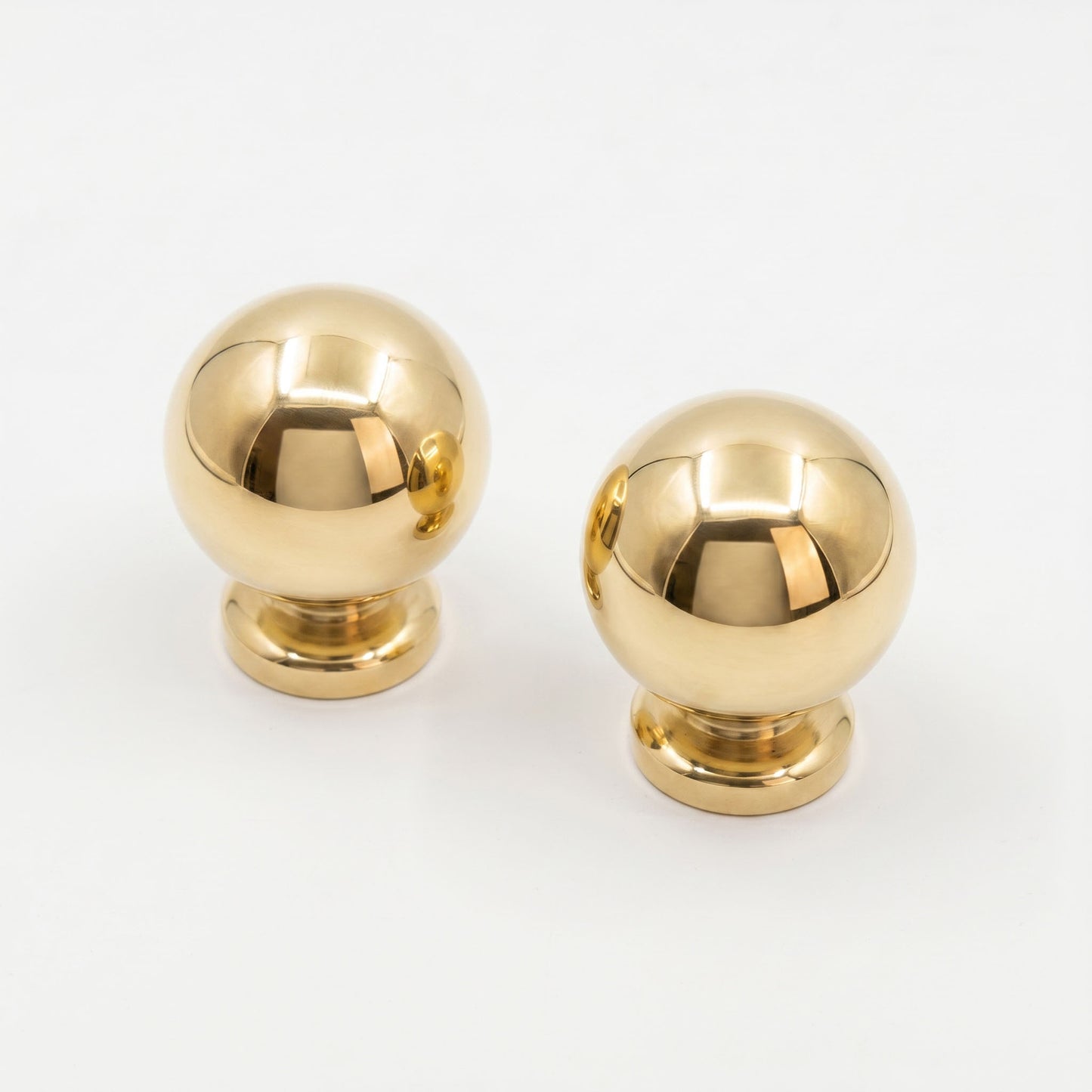 Solid Brass Round Cabinet Drawer Knob