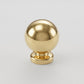 Solid Brass Round Cabinet Drawer Knob