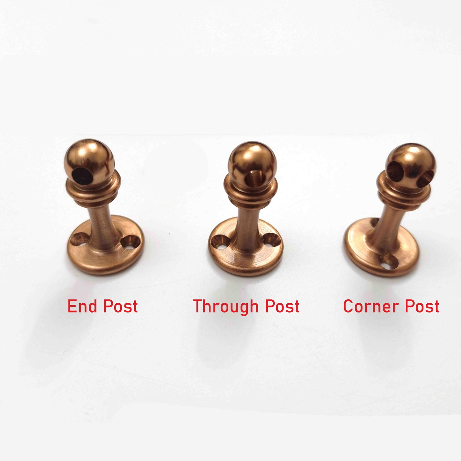 Copper Gallery Rail, Copper Shelf Tipping, Floating Shelf Tipping with Decorative Posts, Rack-Mounted Gallery Rail, Bookshelf