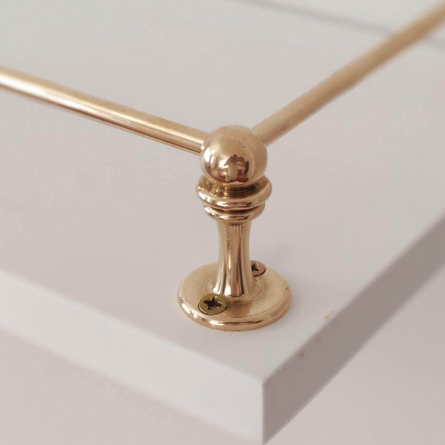 Brass Gallery Rail | Brass Shelf Tipping | Bookshelf Tipping | Rails And Posts