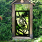 Custom Dragonfly Metal Garden Gate | Decorative Nature Themed Laser Cut Door | Luxury Artistic Outdoor Entry | M39