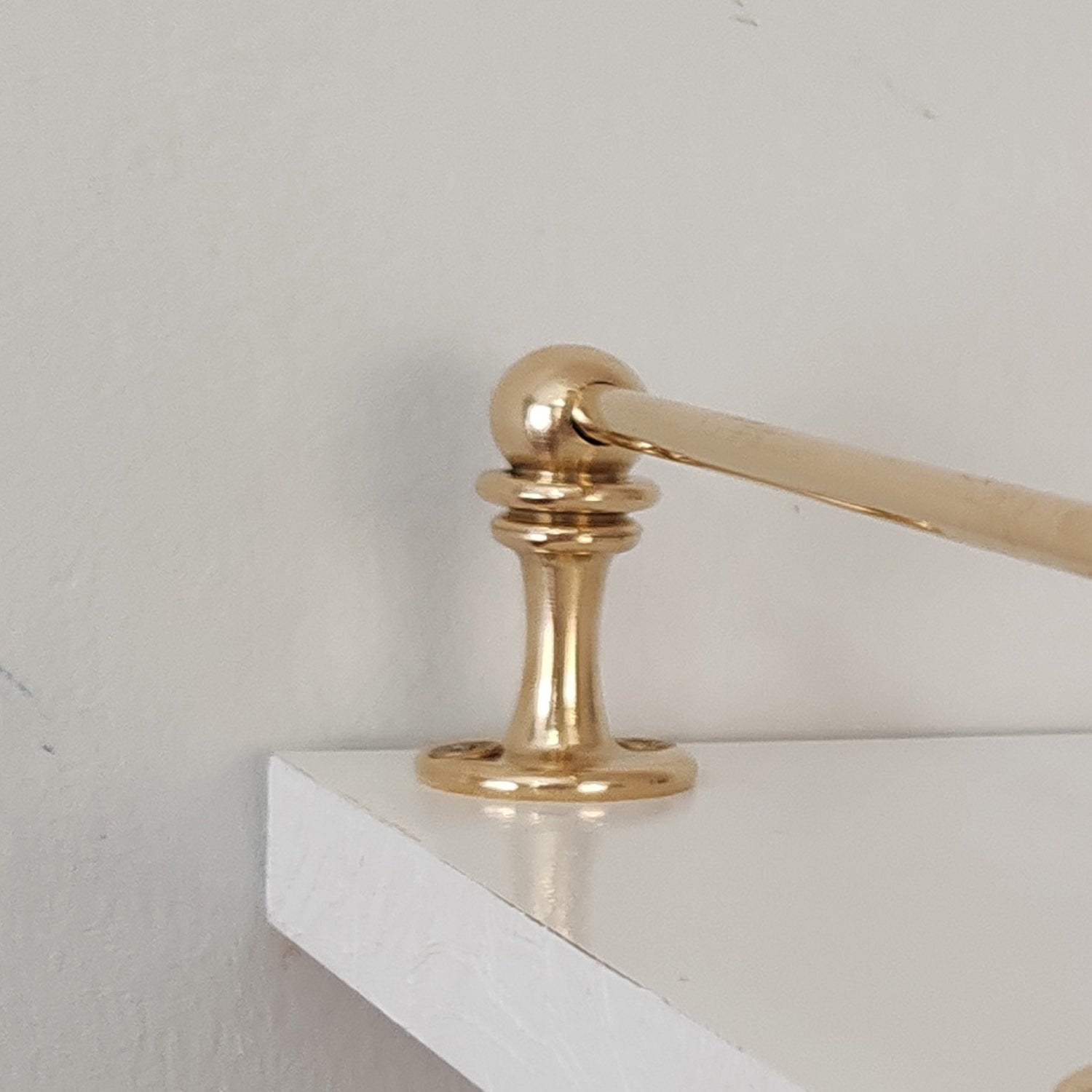 Brass Gallery Rail | Brass Shelf Tipping | Bookshelf Tipping | Rails And Posts